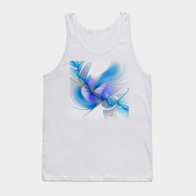 blue fire Tank Top by issabild